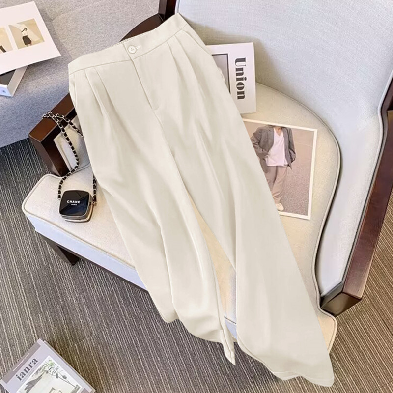 Suit suit for women 2026 Spring and Autumn new style, loose and slimming suit jacket, casual wide leg pants two-piece set Suit suit for women 2026 Spring and Autumn new style, loose and slimming suit jacket, casual wide leg pants two-piece set