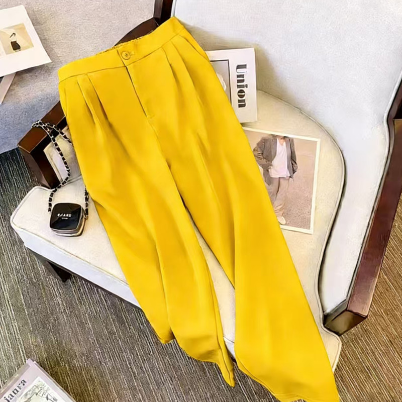Suit suit for women 2026 Spring and Autumn new style, loose and slimming suit jacket, casual wide leg pants two-piece set Suit suit for women 2026 Spring and Autumn new style, loose and slimming suit jacket, casual wide leg pants two-piece set