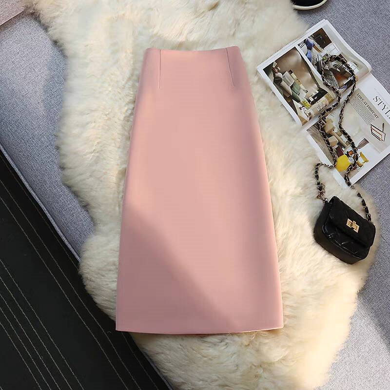 2026 summer new high waisted slim fit suit straight leg hip hugging skirt A-line skirt mid length one-step skirt 2026 summer new high waisted slim fit suit straight leg hip hugging skirt A-line skirt mid length one-step skirt