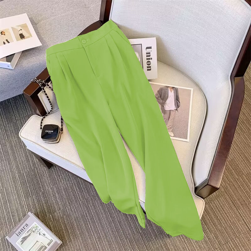 Suit suit for women 2026 Spring and Autumn new style, loose and slimming suit jacket, casual wide leg pants two-piece set Suit suit for women 2026 Spring and Autumn new style, loose and slimming suit jacket, casual wide leg pants two-piece set