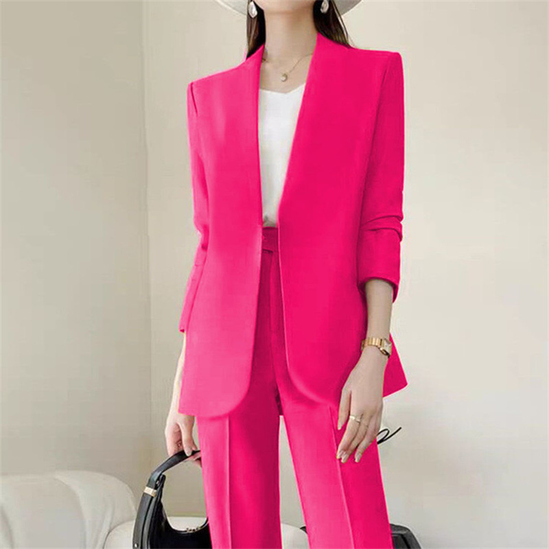 Spring and Autumn Suit Set for Women Spring and Autumn 2026 New Korean Edition Sensational Street Casual Fashion Temperament Professional Suit for Women Spring and Autumn Suit Set for Women Spring and Autumn 2026 New Korean Edition Sensational Street Casual Fashion Temperament Professional Suit for Women