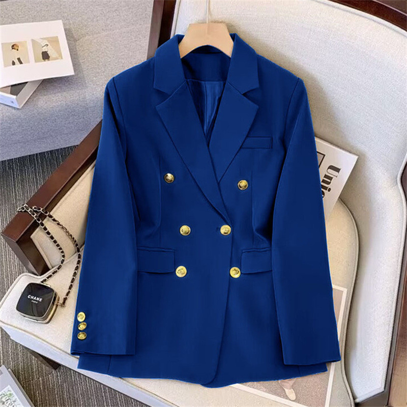 Suit suit for women 2026 Spring and Autumn new style, loose and slimming suit jacket, casual wide leg pants two-piece set Suit suit for women 2026 Spring and Autumn new style, loose and slimming suit jacket, casual wide leg pants two-piece set