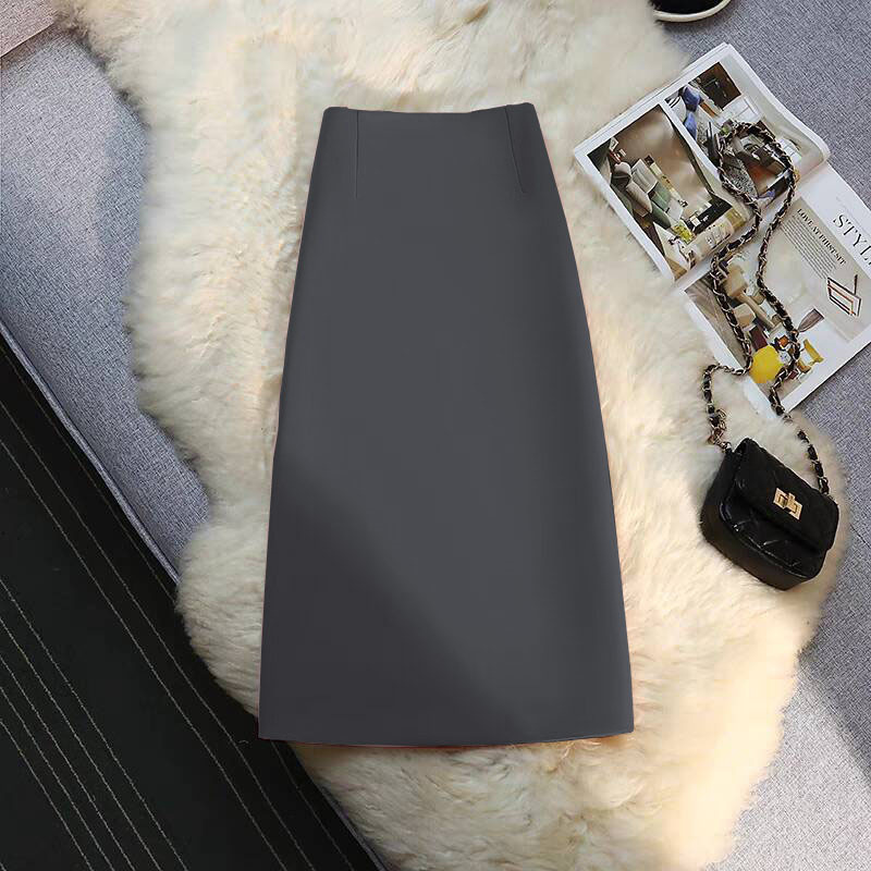 2026 summer new high waisted slim fit suit straight leg hip hugging skirt A-line skirt mid length one-step skirt 2026 summer new high waisted slim fit suit straight leg hip hugging skirt A-line skirt mid length one-step skirt
