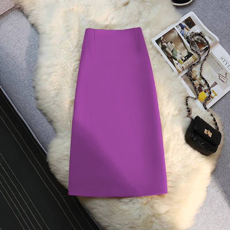 2026 summer new high waisted slim fit suit straight leg hip hugging skirt A-line skirt mid length one-step skirt 2026 summer new high waisted slim fit suit straight leg hip hugging skirt A-line skirt mid length one-step skirt