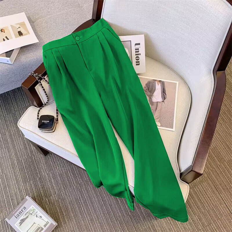 Suit suit for women 2026 Spring and Autumn new style, loose and slimming suit jacket, casual wide leg pants two-piece set Suit suit for women 2026 Spring and Autumn new style, loose and slimming suit jacket, casual wide leg pants two-piece set