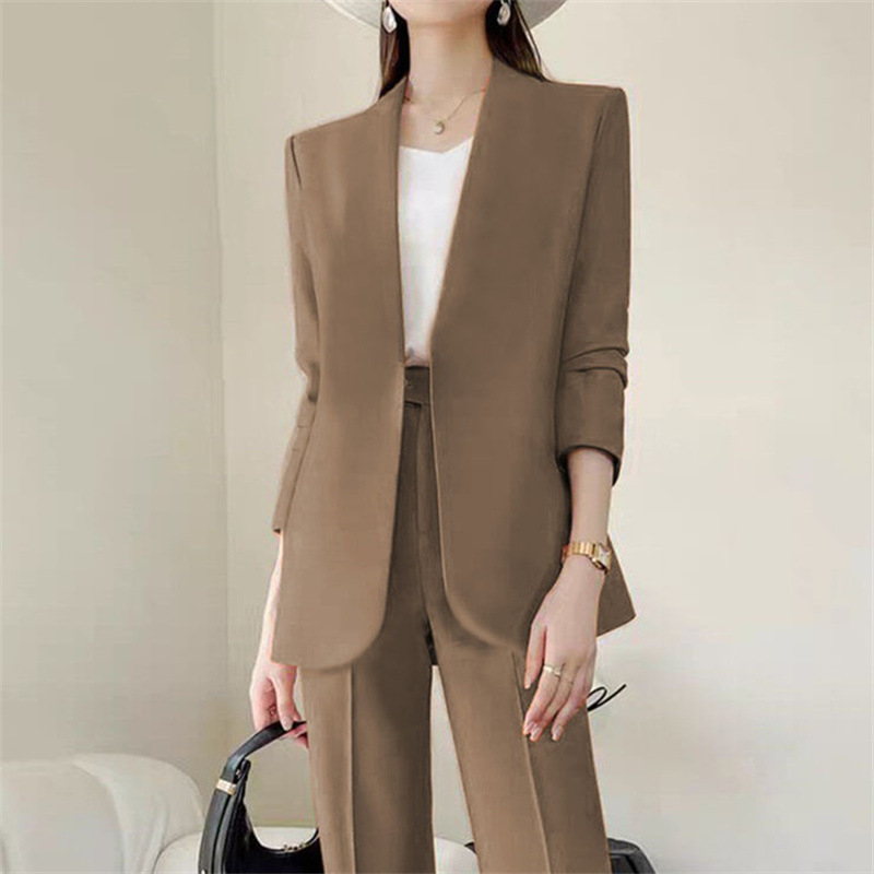 Spring and Autumn Suit Set for Women Spring and Autumn 2026 New Korean Edition Sensational Street Casual Fashion Temperament Professional Suit for Women