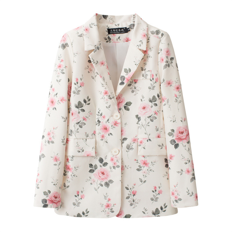 Women's new small suit jacket 2026 Korean version Spring and Autumn casual loose internet famous autumn suit top British trend Women's new small suit jacket 2026 Korean version Spring and Autumn casual loose internet famous autumn suit top British trend