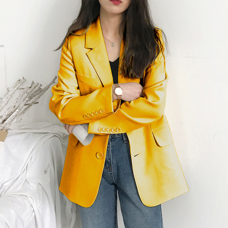 Women's new small suit jacket 2026 Korean version Spring and Autumn casual loose internet famous autumn suit top British trend Women's new small suit jacket 2026 Korean version Spring and Autumn casual loose internet famous autumn suit top British trend