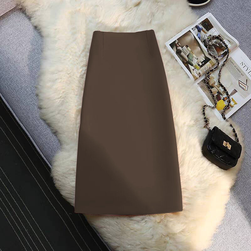 2026 summer new high waisted slim fit suit straight leg hip hugging skirt A-line skirt mid length one-step skirt 2026 summer new high waisted slim fit suit straight leg hip hugging skirt A-line skirt mid length one-step skirt