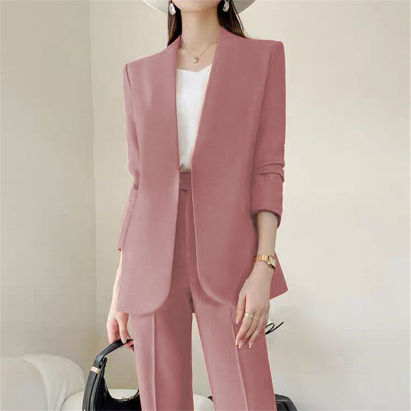 Spring and Autumn Suit Set for Women Spring and Autumn 2026 New Korean Edition Sensational Street Casual Fashion Temperament Professional Suit for Women Spring and Autumn Suit Set for Women Spring and Autumn 2026 New Korean Edition Sensational Street Casual Fashion Temperament Professional Suit for Women