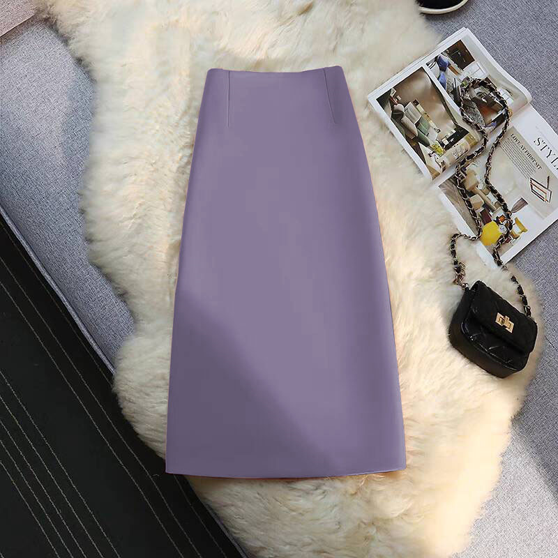 2026 summer new high waisted slim fit suit straight leg hip hugging skirt A-line skirt mid length one-step skirt 2026 summer new high waisted slim fit suit straight leg hip hugging skirt A-line skirt mid length one-step skirt