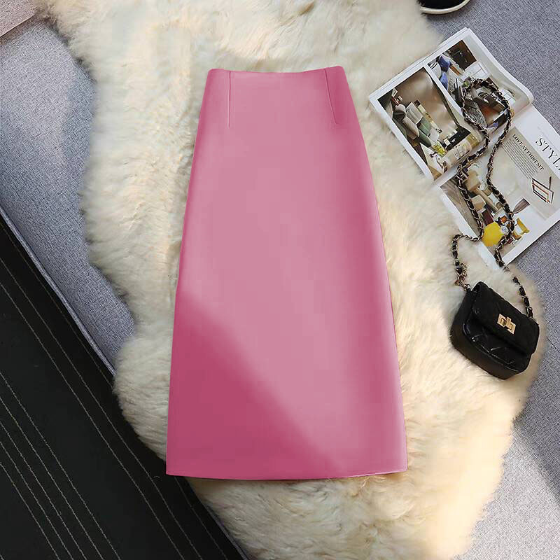 2026 summer new high waisted slim fit suit straight leg hip hugging skirt A-line skirt mid length one-step skirt 2026 summer new high waisted slim fit suit straight leg hip hugging skirt A-line skirt mid length one-step skirt