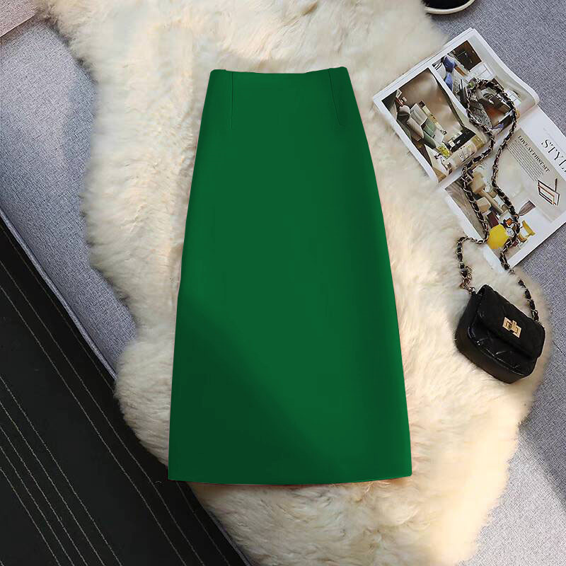 2026 summer new high waisted slim fit suit straight leg hip hugging skirt A-line skirt mid length one-step skirt 2026 summer new high waisted slim fit suit straight leg hip hugging skirt A-line skirt mid length one-step skirt