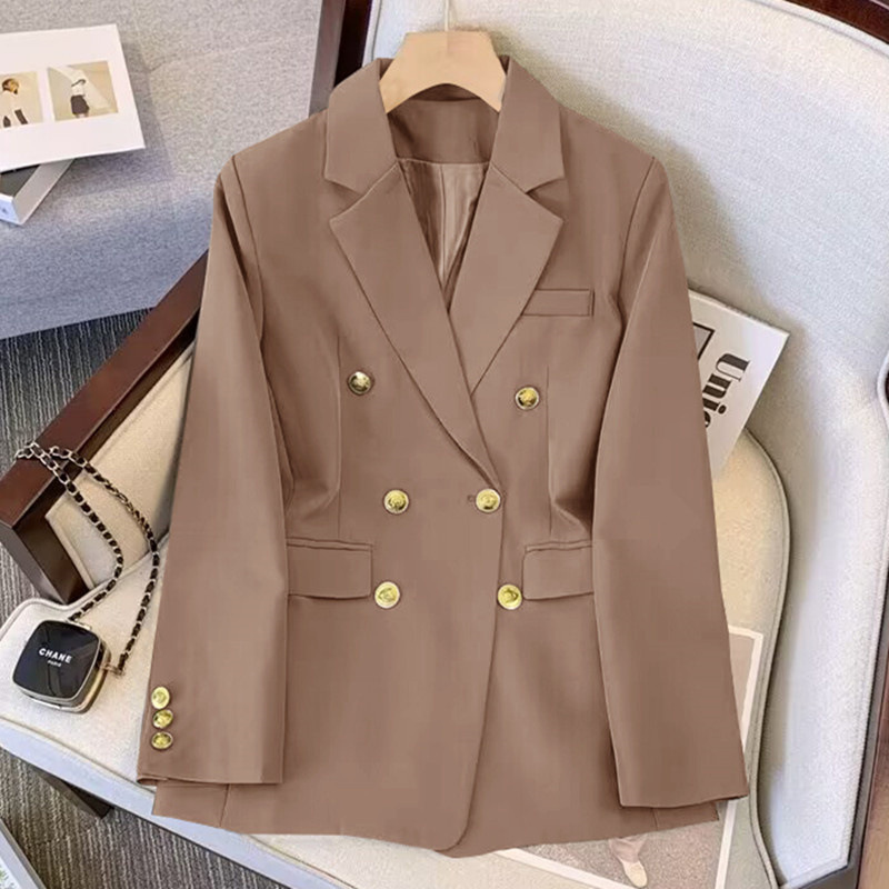 Suit suit for women 2026 Spring and Autumn new style, loose and slimming suit jacket, casual wide leg pants two-piece set Suit suit for women 2026 Spring and Autumn new style, loose and slimming suit jacket, casual wide leg pants two-piece set