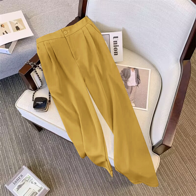 Suit suit for women 2026 Spring and Autumn new style, loose and slimming suit jacket, casual wide leg pants two-piece set Suit suit for women 2026 Spring and Autumn new style, loose and slimming suit jacket, casual wide leg pants two-piece set