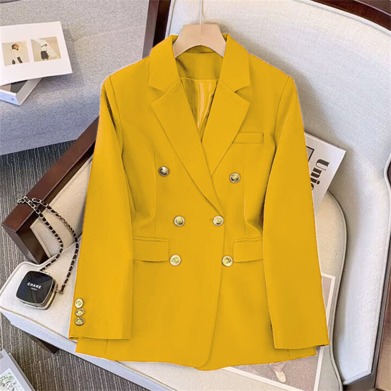 Suit suit for women 2026 Spring and Autumn new style, loose and slimming suit jacket, casual wide leg pants two-piece set Suit suit for women 2026 Spring and Autumn new style, loose and slimming suit jacket, casual wide leg pants two-piece set