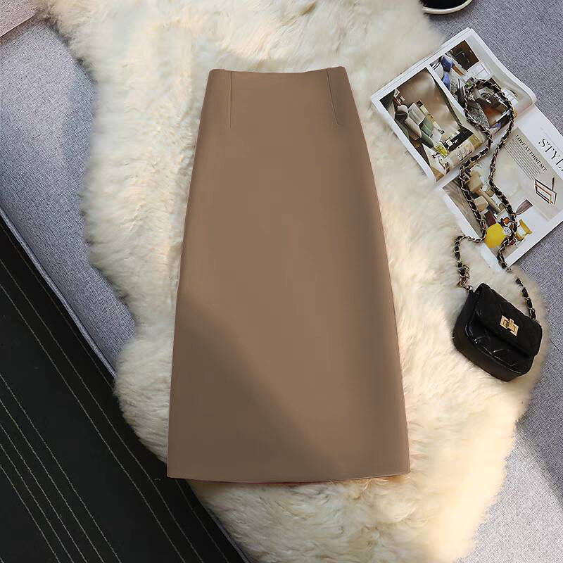2026 summer new high waisted slim fit suit straight leg hip hugging skirt A-line skirt mid length one-step skirt 2026 summer new high waisted slim fit suit straight leg hip hugging skirt A-line skirt mid length one-step skirt