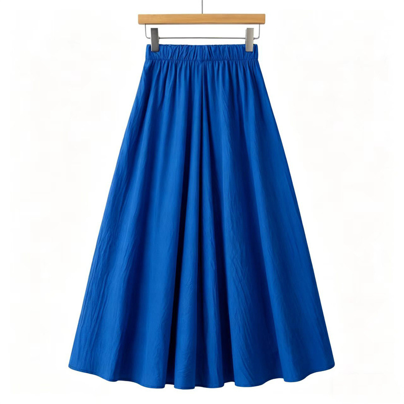 Yamamoto skirt pants for junior high school and high school students, summer thin style 2026 new loose and casual ice silk wide leg skirt