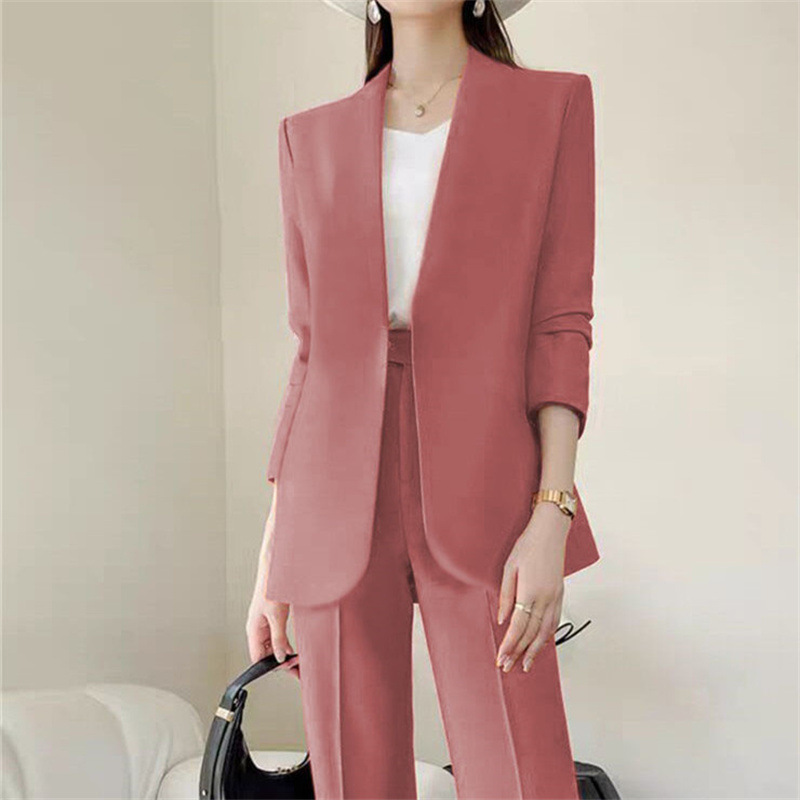 Spring and Autumn Suit Set for Women Spring and Autumn 2026 New Korean Edition Sensational Street Casual Fashion Temperament Professional Suit for Women Spring and Autumn Suit Set for Women Spring and Autumn 2026 New Korean Edition Sensational Street Casual Fashion Temperament Professional Suit for Women