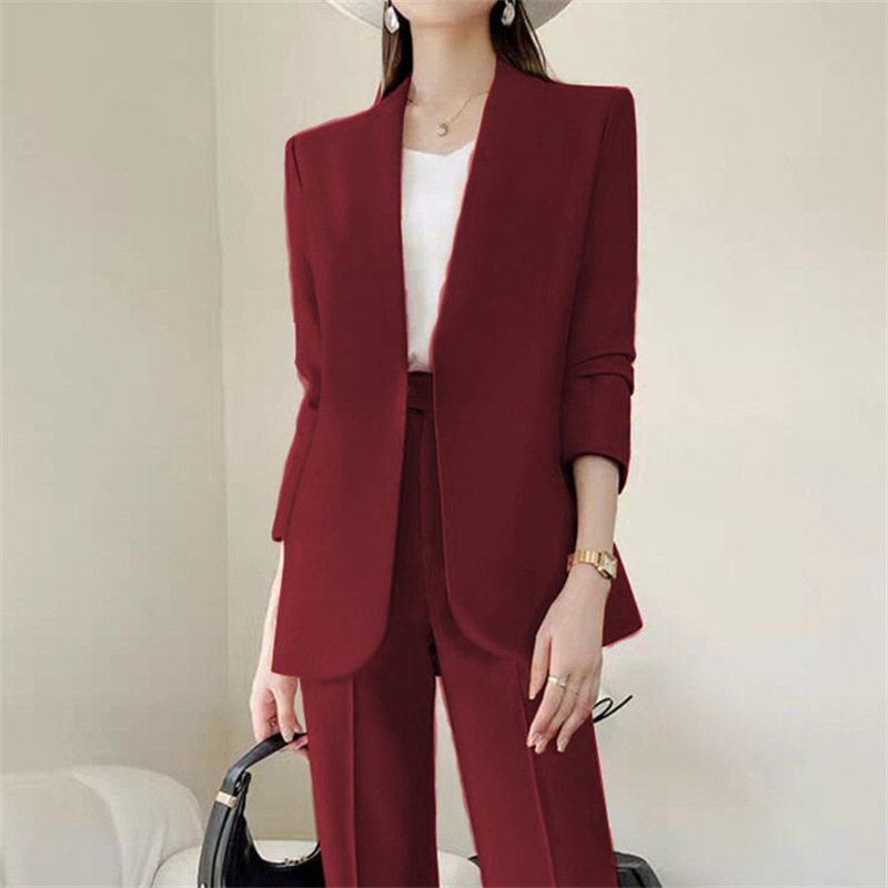 Spring and Autumn Suit Set for Women Spring and Autumn 2026 New Korean Edition Sensational Street Casual Fashion Temperament Professional Suit for Women Spring and Autumn Suit Set for Women Spring and Autumn 2026 New Korean Edition Sensational Street Casual Fashion Temperament Professional Suit for Women