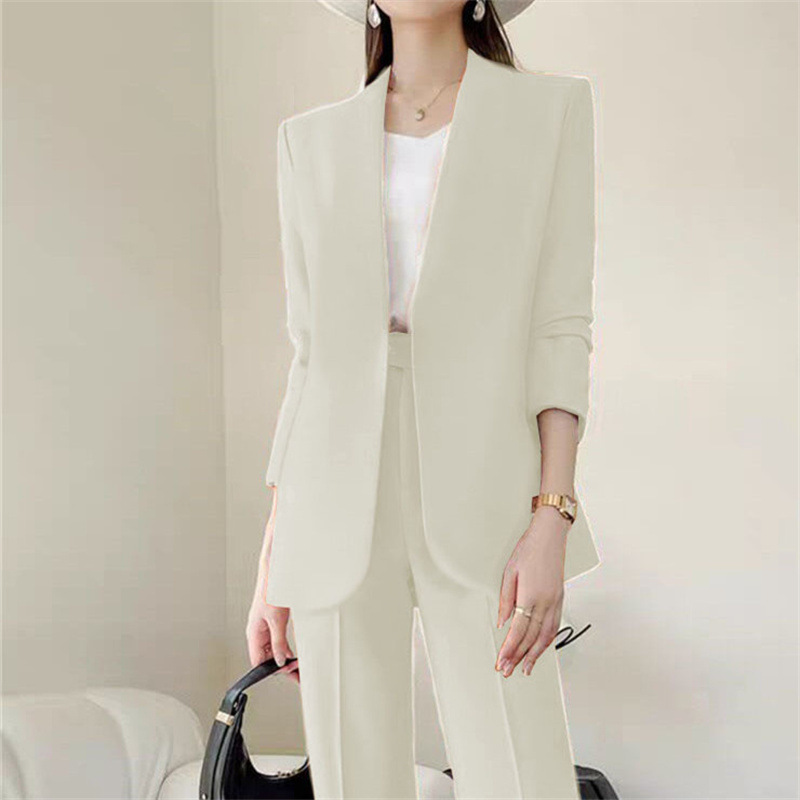Spring and Autumn Suit Set for Women Spring and Autumn 2026 New Korean Edition Sensational Street Casual Fashion Temperament Professional Suit for Women Spring and Autumn Suit Set for Women Spring and Autumn 2026 New Korean Edition Sensational Street Casual Fashion Temperament Professional Suit for Women
