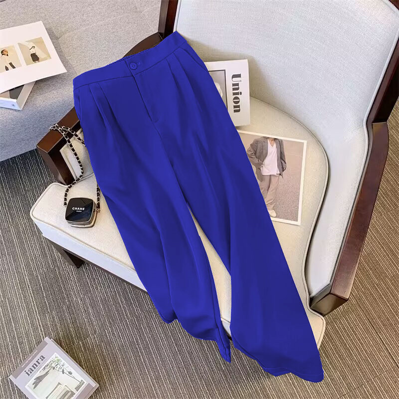 Suit suit for women 2026 Spring and Autumn new style, loose and slimming suit jacket, casual wide leg pants two-piece set Suit suit for women 2026 Spring and Autumn new style, loose and slimming suit jacket, casual wide leg pants two-piece set