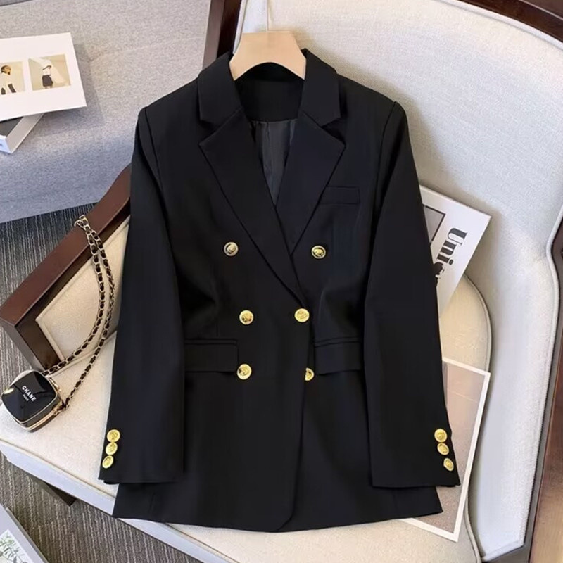 Suit suit for women 2026 Spring and Autumn new style, loose and slimming suit jacket, casual wide leg pants two-piece set Suit suit for women 2026 Spring and Autumn new style, loose and slimming suit jacket, casual wide leg pants two-piece set