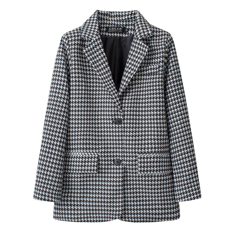 2026 Spring and Autumn Black Small Suit Jacket for Women, Korean Edition, British Style, Internet Celebrity Design, Suit, Women's Style, Ladies' Temperament 2026 Spring and Autumn Black Small Suit Jacket for Women, Korean Edition, British Style, Internet Celebrity Design, Suit, Women's Style, Ladies' Temperament