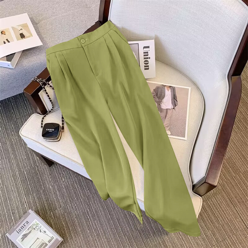 Suit suit for women 2026 Spring and Autumn new style, loose and slimming suit jacket, casual wide leg pants two-piece set Suit suit for women 2026 Spring and Autumn new style, loose and slimming suit jacket, casual wide leg pants two-piece set