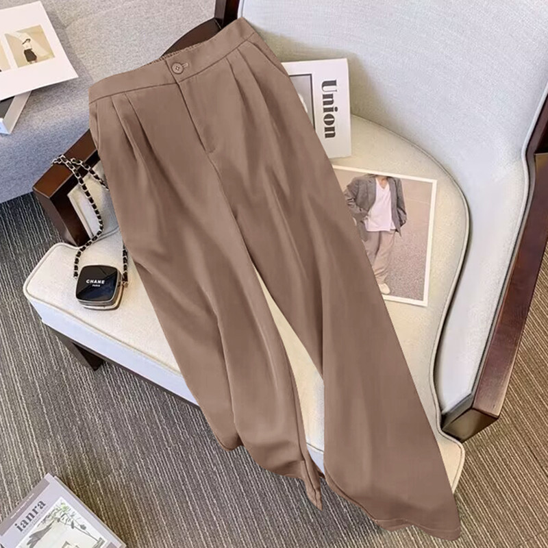 Suit suit for women 2026 Spring and Autumn new style, loose and slimming suit jacket, casual wide leg pants two-piece set Suit suit for women 2026 Spring and Autumn new style, loose and slimming suit jacket, casual wide leg pants two-piece set