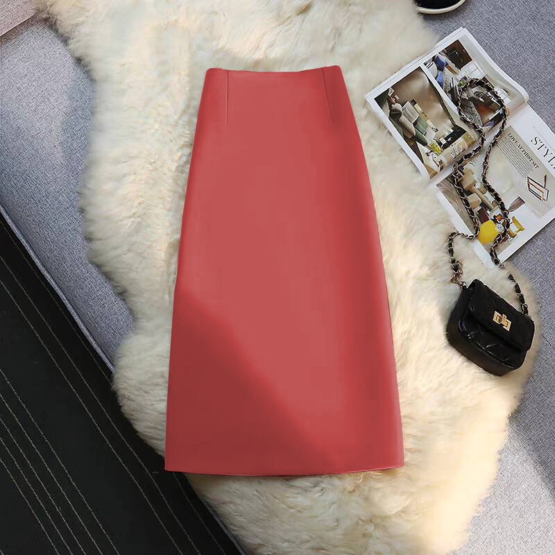 2026 summer new high waisted slim fit suit straight leg hip hugging skirt A-line skirt mid length one-step skirt 2026 summer new high waisted slim fit suit straight leg hip hugging skirt A-line skirt mid length one-step skirt