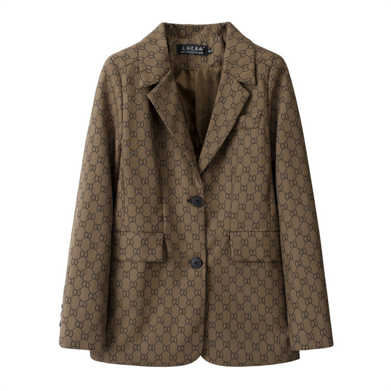 Women's new small suit jacket 2026 Korean version Spring and Autumn casual loose internet famous autumn suit top British trend Women's new small suit jacket 2026 Korean version Spring and Autumn casual loose internet famous autumn suit top British trend