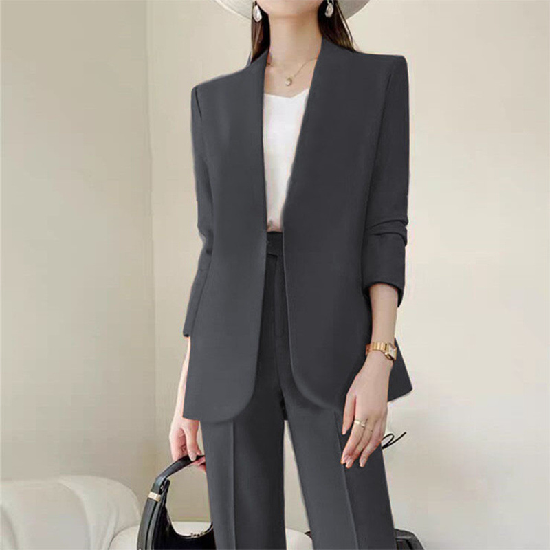 Spring and Autumn Suit Set for Women Spring and Autumn 2026 New Korean Edition Sensational Street Casual Fashion Temperament Professional Suit for Women Spring and Autumn Suit Set for Women Spring and Autumn 2026 New Korean Edition Sensational Street Casual Fashion Temperament Professional Suit for Women