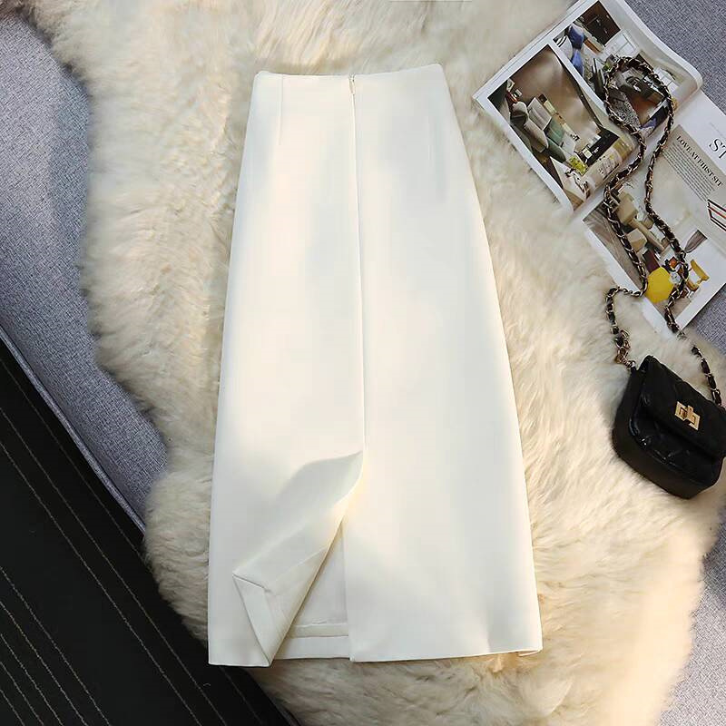2026 summer new high waisted slim fit suit straight leg hip hugging skirt A-line skirt mid length one-step skirt 2026 summer new high waisted slim fit suit straight leg hip hugging skirt A-line skirt mid length one-step skirt